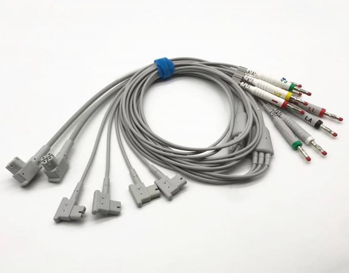 HP TC30 ekg Cable 10 Lead Ecg Cord dengan snap/klip 989803151651 2