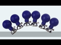 Elektroda sedotan EKG yang dapat digunakan kembali untuk orang dewasa dan penjepit anggota badan, Ag/AgCI