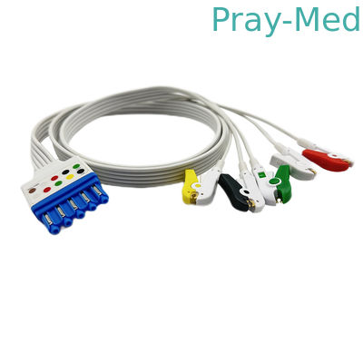 Beli Kompatibel PH Disposable ECG Lead Wires 3/5 Lead 989803173131 pembuatan online