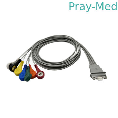 Beli Schiller Medilog AR12 Plus 7 Lead ECG Holter Patient Cable 1m Snap Connector pembuatan online