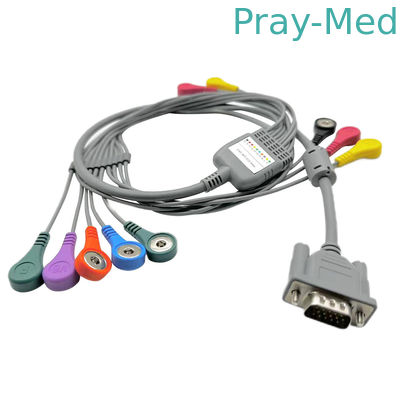 Beli ECG Lead ECG Holter Monitoring System Kabel Untuk Changchun Digital 15 Pin Panjang 0,9m pembuatan online