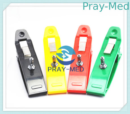 Beli 9mm Limb Clamp Reusable ECG Electrodes Untuk Mesin EKG / EKG 0.4lb Berat pembuatan online