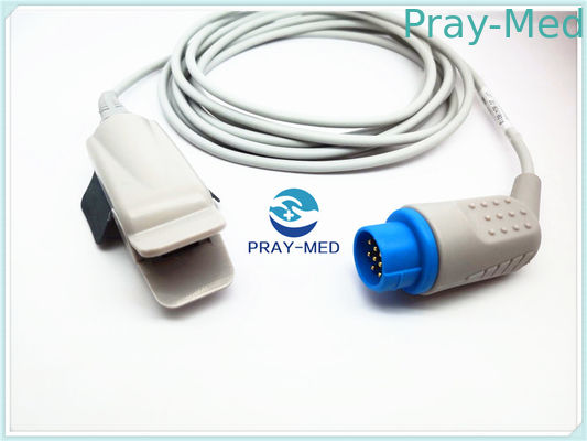 Beli Kontron 7138 Sensor Jari Spo2 Dewasa 12 Pin Connector TPU 3m Cable pembuatan online