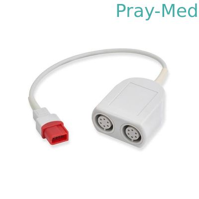 Beli Spacelabs Ganda 0.3m 10 Pin IBP Converter Cable 700-0028-00 TPU pembuatan online