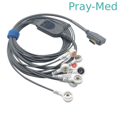 Beli ECG 10 Lead 1.1m Ecg Wires Untuk Sistem Perekaman Holter Cerdas, konektor HDMI pembuatan online