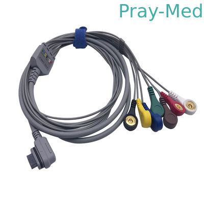 Beli GE 7 Lead ECG Patient Cable 1.1m 16pin Dengan Snap AHA Atau IEC TPU Jacket pembuatan online