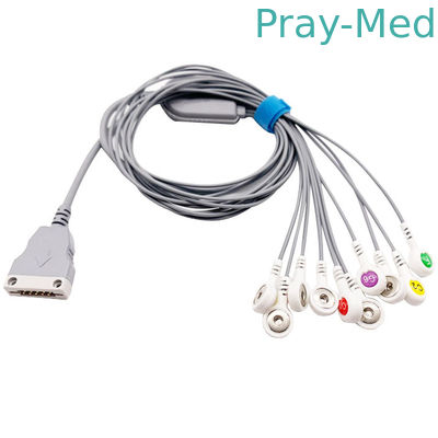 Beli Beneware 10 Leads ECG Holter Cable dengan CE Dan ISO13485 Untuk Beneware CT-086 pembuatan online