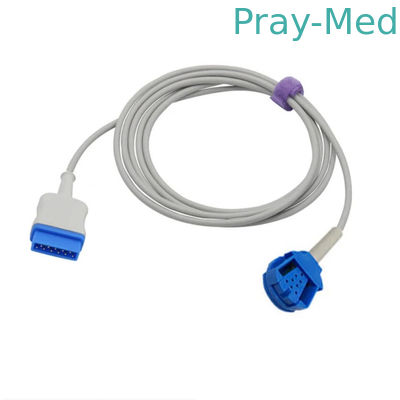 Beli OXY ES3 2.4m 11 Pin Spo2 Kabel Ekstensi Konektor GE Kunci Tunggal pembuatan online