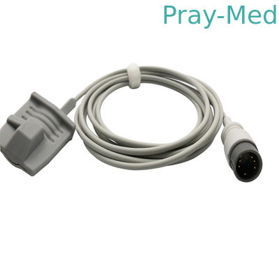 Beli Zoncare Hwatime Cable Adult spo2 Sensor bulat konektor 6-pin 3m TPU pembuatan online