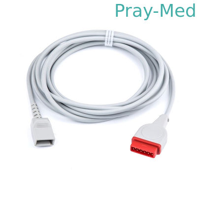Beli Utah Transducer Side Blood Pressure Cable 11 Pin Dengan Konektor Merah pembuatan online