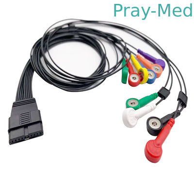 Beli Holter ECG Cable TPU 1.2m 10 Leads untuk Schiller MT-200 MT-101 pembuatan online