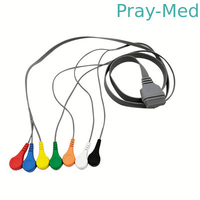 Beli 16 Pin Konektor EKG Kabel Pasien Bahan TPU Edan 5/7 /10Lead Untuk SE-2012 / SE-2003 pembuatan online
