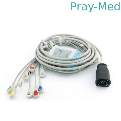 Beli Defibrilator Zoll 10 Kabel Ecg Lead, Kabel Batang Ecg Untuk Seri M / E pembuatan online