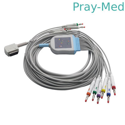 Beli Kenz 108/109 Kabel Dan Kabel EKG, Kabel Pasien Ecg Dengan Pisang / din 3.0 pembuatan online