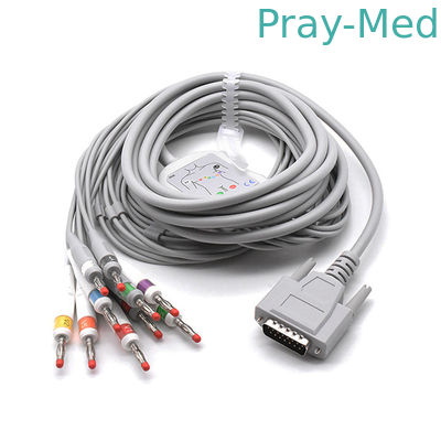 Beli Nihon Kohden 10/12 Kabel EKG Timbal Dengan Resistor Grabber / Banana 3m/10ft pembuatan online