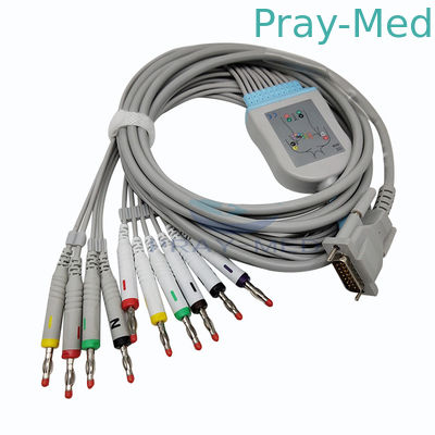 Beli Schiller AT3 / CS100 10 Kabel EKG Lead Db 15 Pin Connector 5.0mm Diameter pembuatan online