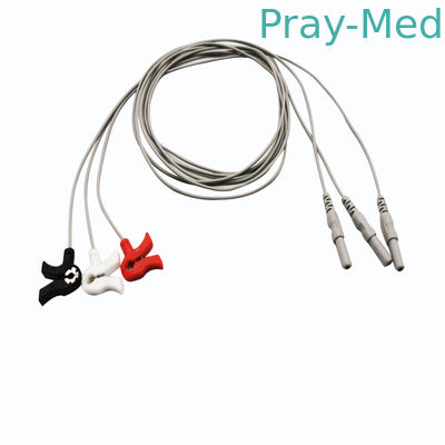 Beli Tidak Steril 10 lead Grey Din Type Neonate Ecg Cable 3 ft TPU Jacket pembuatan online