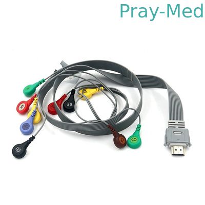 Beli Biocare Snap End TPU 10 Memimpin Kabel Pasien EKG IH-12 HDMI 19 Pin pembuatan online