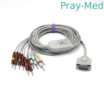Beli Fukuda Denshi ME Kabel KP500 EKG 0.9lb Berat Ringan Konektor DB - 15 pembuatan online