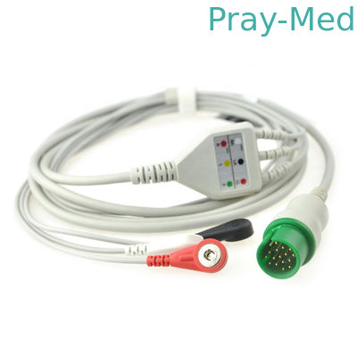 Beli Kabel Ecg Spacelabs Diameter 4.0mm, Kabel Ecg 17pin 3/5Lead Dengan Kawat Timbal pembuatan online