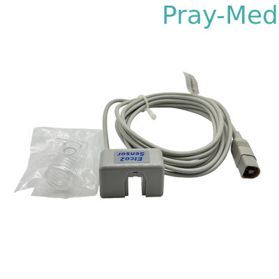 Peralatan Medis Co2 Etco2 Sensor Bahan PVC Kelas II Untuk Rumah Sakit