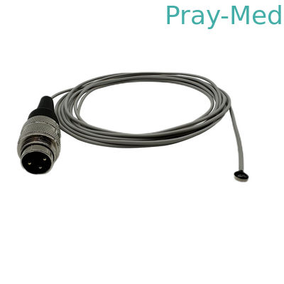 Neonatal / Dewasa 3 Pin Sensor Suhu Kulit Fanem St3355 Probe 3m