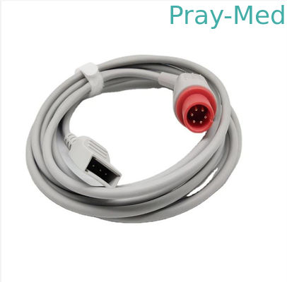 Drager Draeger Utah Kabel Transduser Tekanan Darah 6pin Kabel Adaptor IBP