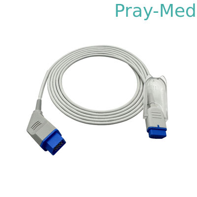 Jl-900p Spo2 Adapter Kabel 14 Pin 2.4m Tpu Jacket Kompatibel Untuk Nihon Kohden