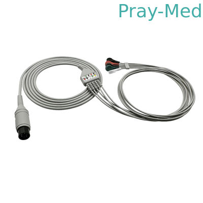 Kompatibel Mindray ECG Trunk Kabel 6 Pin 3 Atau 5 Pm8000 Pm9000