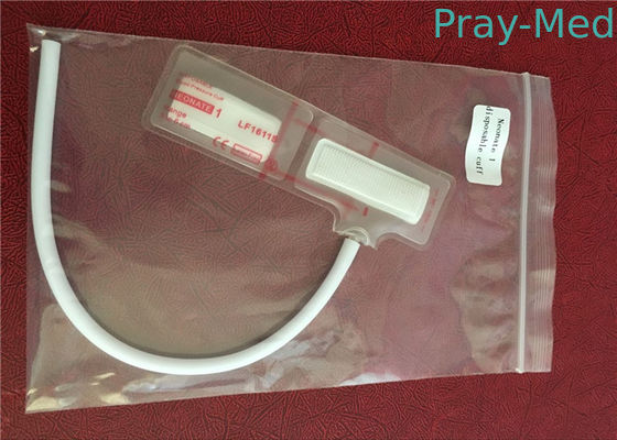 Transparan Non Invasive Blood Pressure Cuff Untuk Bahan Pu Neonate