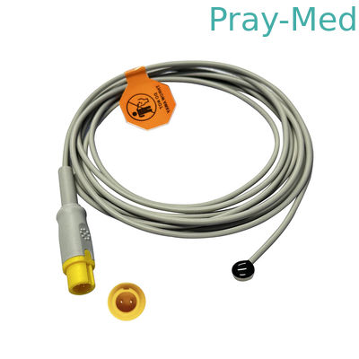 Comen Anak Dewasa Rektal Sensor Suhu Esofagus Probe Bulat 2Pin Konektor