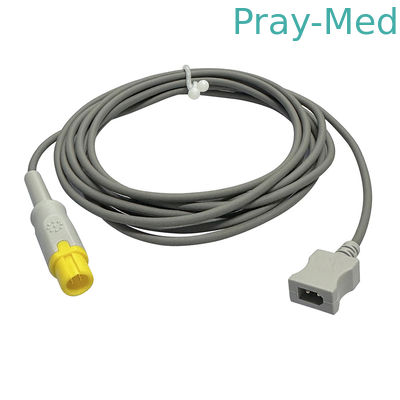 Kabel Ekstensi Sensor Suhu Medis Untuk Comen Bulat 2pin Kuning