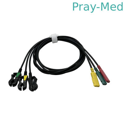 IVY 3 LEAD RT Lead Wires 590484 Untuk Model 3000 3150 2-pin Connector Hitam