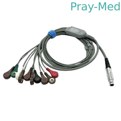 Kompatibel Landcom 10-lead Recorder EKG Holter Kabel snap, konektor 10 pin