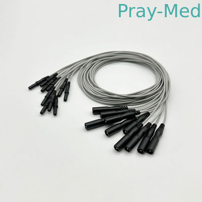Elektrode 1.5MM 2mm Pin Wanita Untuk 1.5MM 2mm Pria Sepuluh Lead Wire Jarum Sepuluh Lead Wire