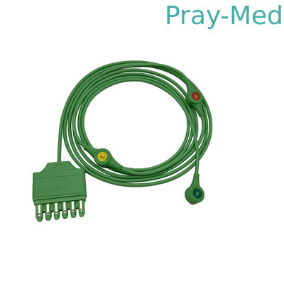 Digunakan kembali Drager 3 Leadwire ECG MonoLead Kabel ECG Leadwire Snap MS14555