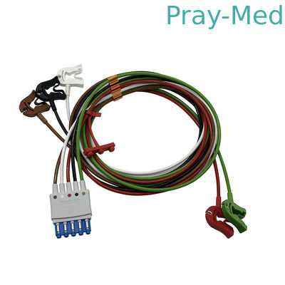EKG/EKG 5 Lead Set Shielded Lead Set Snap AAMI M1968A 989803125841