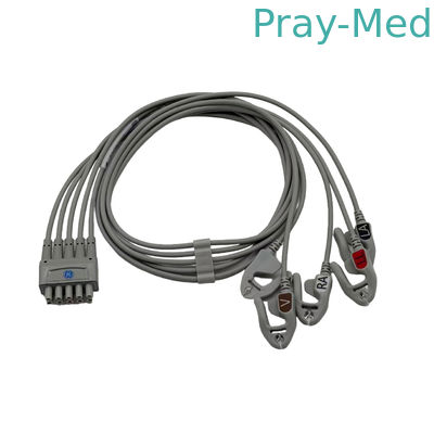 Set Kabel Leadwire EKG GE Asli 5-Lead Grabber AHA 2106389-001