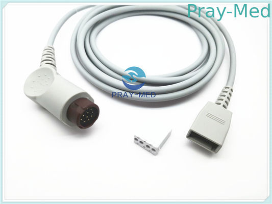 12 Pin Kabel Tekanan Darah Konvensional Bahan Kabel TPU Diameter 4.0mm