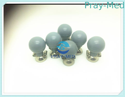 Elektroda EKG Pediatrik Reusable Material Logam Nikel 6 Pcs / Set
