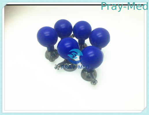 Multi Fungsi AGCL Reusable ECG Electrodes Untuk Mesin Ecg 6pcs / Set