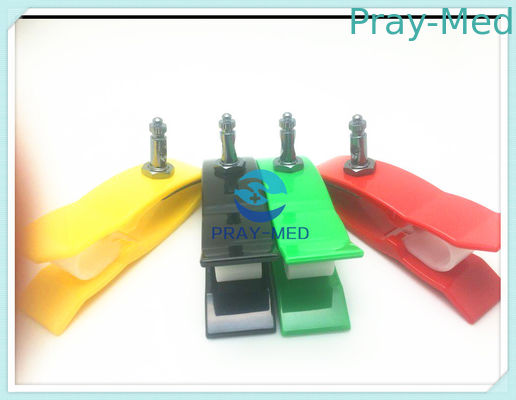 Adult AG / AGCL Reusable EKG Elektroda Tembaga Bahan Nikel Disepuh