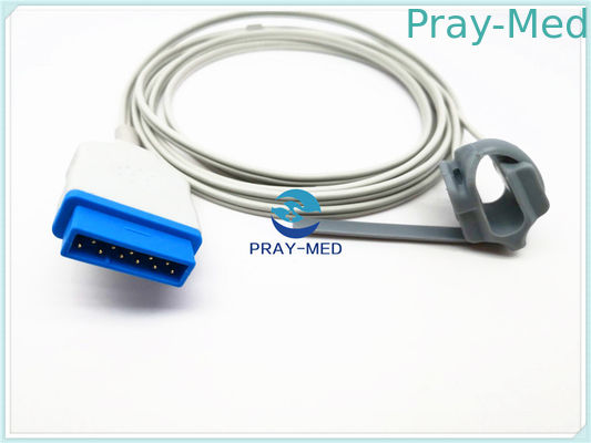 TS-F4-GE Datex Ohmeda S / 5 Dewasa Spo2 Sensor Peidatric 11 Pin Bahan Medis TPU