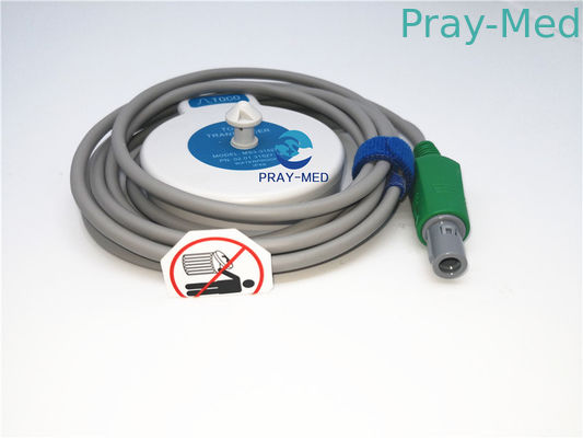 6 Pin Ultrasonik Transduser Probe Edan Cadence II TOCO Untuk F6 / F9 MS3-31527 B