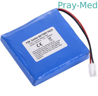 Cadangan Baterai Peralatan Medis 7.2v Untuk Schiller CardioVit AT102 MS-2007 MS-2015 MS-2010