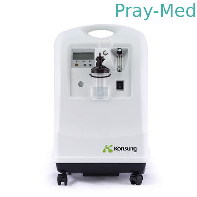 Plastik Medis 750VA 10L / mnt Konsentrator Oksigen Portabel