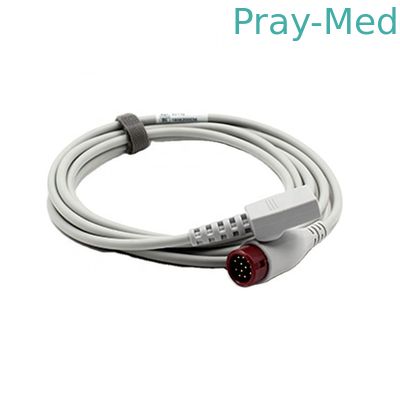 HP 12 pin Kabel Tekanan Darah Invasif 650-206 Dengan Utah Din 2.0