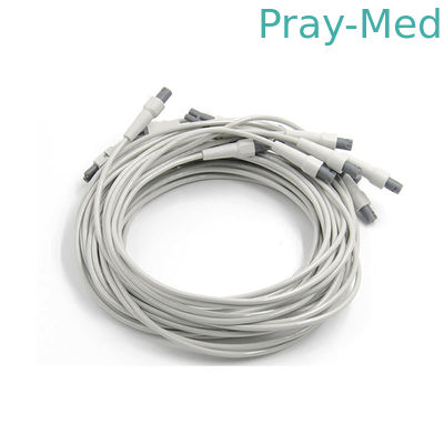 Grey GE Marquette MAC EKG Leadwires 420101-002 10 AHA 1.2M