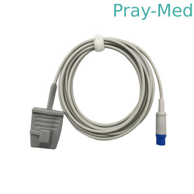 Grey TPU Drager Dewasa Soft Spo2 Sensor Panjang 3m