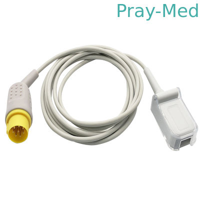 MEK Spo2 Kabel Ekstensi Kabel Adaptor Datascope Spo2 Konektor 8pin 2.4m